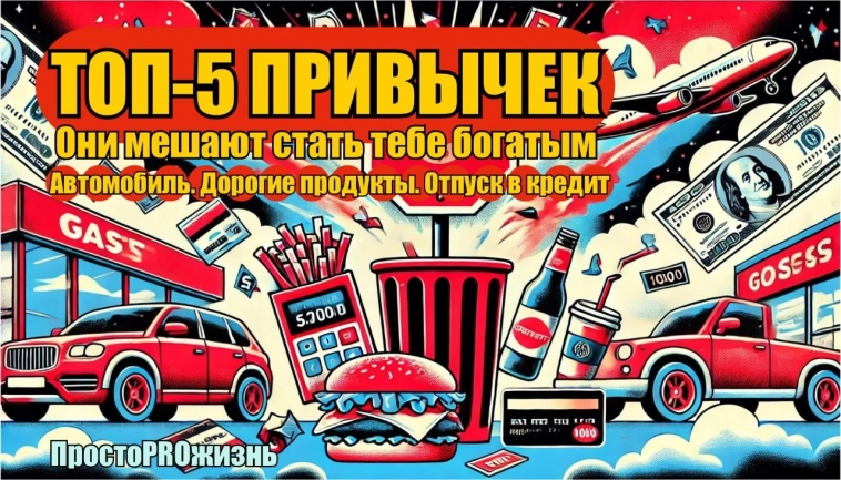 Не сливай деньги в трубу: ТОП-5 привычек, которые мешают стать богатым