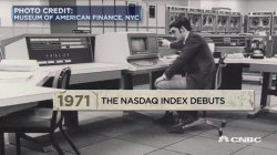 Начало работы NASDAQ в 1971 году