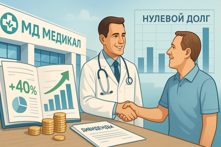 🩺 Разбор: ГК «МД Медикал» — рост +40%, НУЛЕВОЙ долг и щедрые дивиденды.
