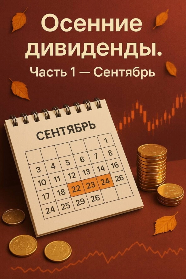 Компании которые выплатят осенние дивиденды. Часть 1- Сентябрь⁠⁠