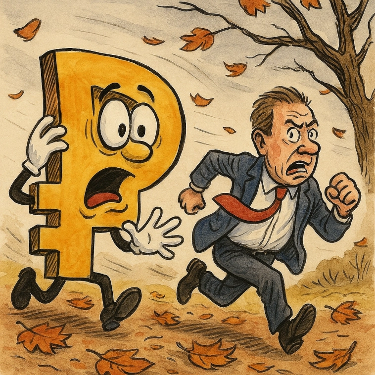 🔽Осень 2025: как выглядит сценарий обвала рубля 🔽Осень 2025: как выглядит сценарий обвала рубля