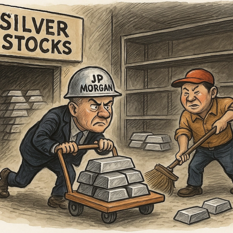 📦 Запасы тают: JP Morgan и китайцы вычищают склады 📦 Запасы тают: JP Morgan и китайцы вычищают склады