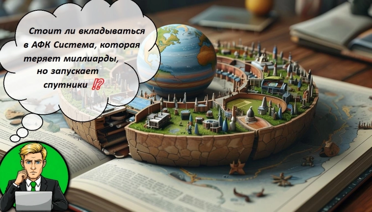 Стоит ли вкладываться в АФК Система, которая теряет миллиарды, но запускает спутники ⁉️