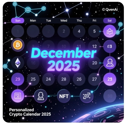 🗓 Персонализированный крипто-календарь: декабрь 2025.