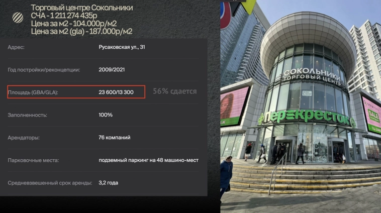 Обзор ЗПИФ Акцент IV фонд недвижимости - ТЦ Сокольники. Обзор ЗПИФ Акцент IV фонд недвижимости - ТЦ Сокольники.