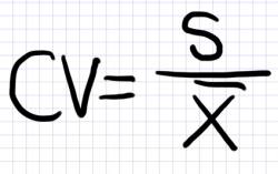 коэффициент вариации формула