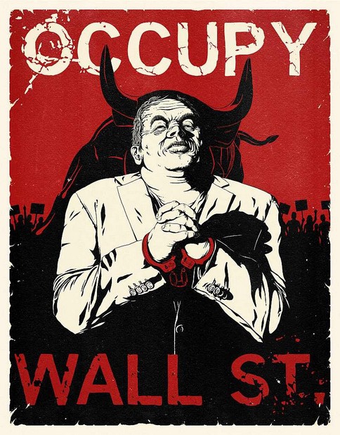 Постеры "Оккупируй Уолл Стрит"
