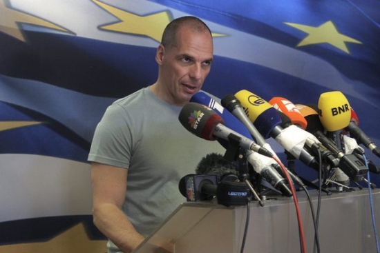 Греция, министр финансов Янис Вароуфакис обьявил о своей отставке
