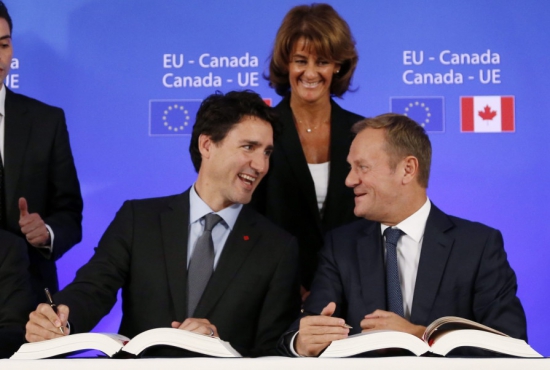 Канада и Евросоюз подписали договор CETA.