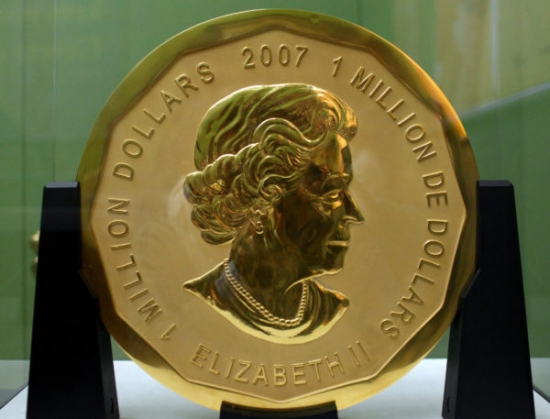 Кража из музея в Берлине: украдена самая большая золотая монета в мире.