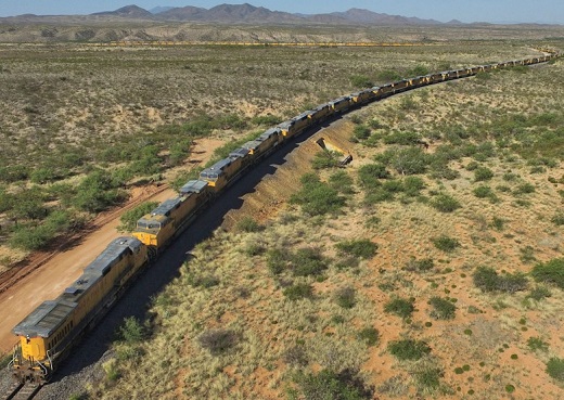 США: Железнодорожные грузоперевозки рухнули в апреле на 11.8%