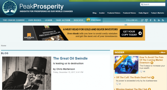 Крис Мартенсон: Великая нефтяная афера. Часть первая.