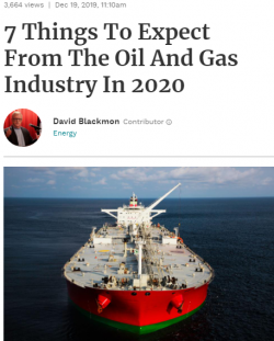 Прогноз Форбс по нефти на 2020 год.