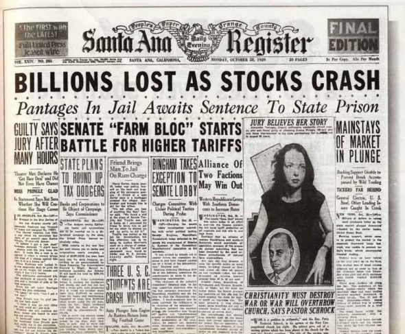 Как я пережил кризис 1929 года!