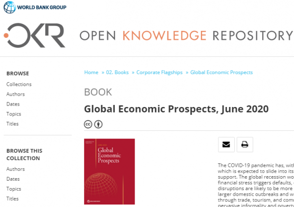 Доклад Всемирного банка. Глобальные экономические перспективы.