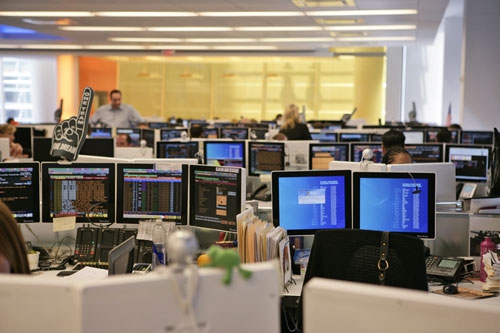 Trading floor Bloomberg Tradebook (Manhattan)