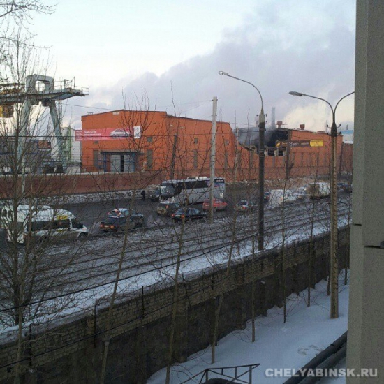 Челябинский цинковы завод задело падением неизвестных объектов