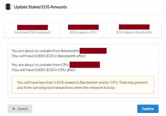 Забыл пройти регистрацию токенов EOS: У меня есть шанс их разморозить?