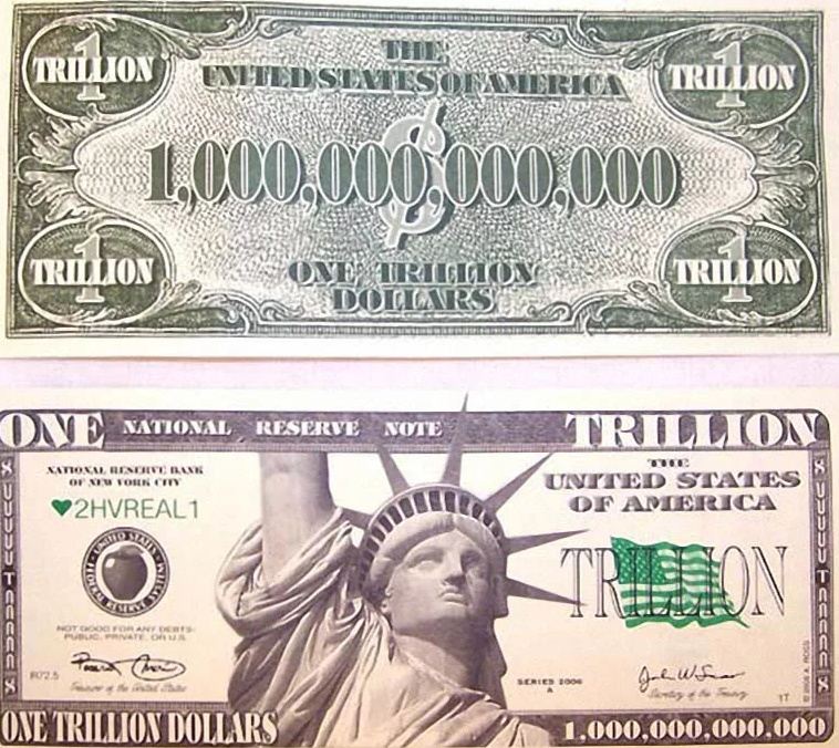 Большая купюра. Доллар купюра. Купюра 0 долларов. Самая большая долларовая банкнота. Купюра секстиллион долларов.