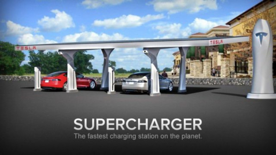 Tesla открыла первую зарядочную станцию в Швейцарии