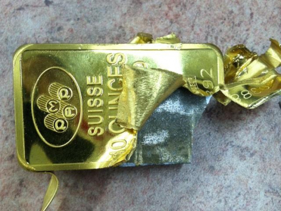 Поддельные золотые слитки из вольфрама обнаружены на Манхэттене (перепечатка http://investcafe.ru))