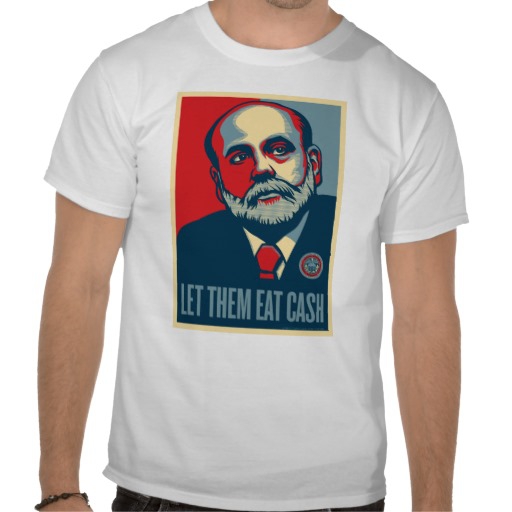 Принимаю заказы на футболки от Бернанке Let them eat cash!