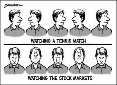 Одни смотрят теннис, другие следят за рынком...
