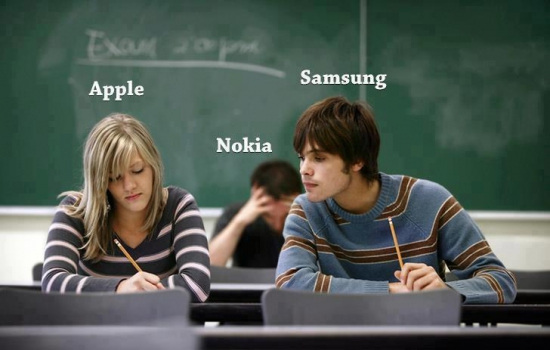 Apple, Samsung, Nokia