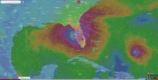 Ураган Ирама не затронет нефтяные платформы в Мексиканском заливе.