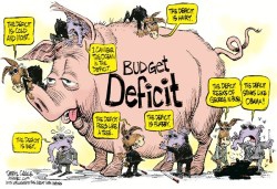 Дефицит бюджета США вырос на $60 млрд