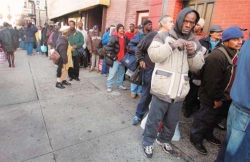 США: 15% населения живут за чертой бедности