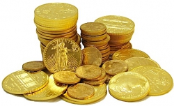 Продажи золотых монет ослабли — инвесторы переключились на акции