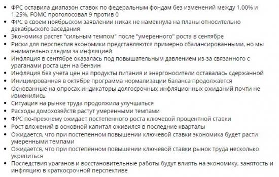 Протоколы ФРС: ожидается постепенный рост ставок.