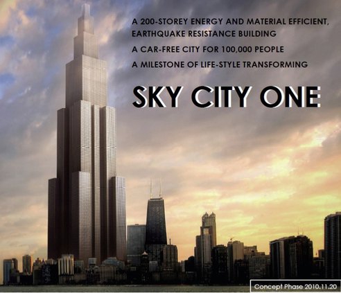 Индекс небоскребов от  Barclays.В Китае в июне закладывают Cky City-838 m(новый рекорд)-фото