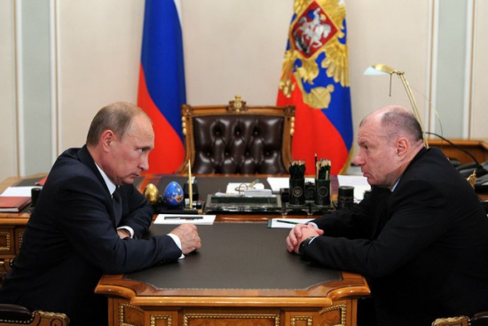 Встреча В. Потанина с В. Путиным.
