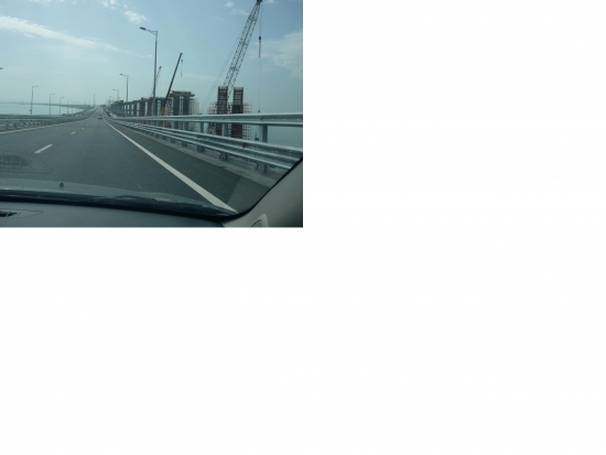 Крымский мост с окна моего авто