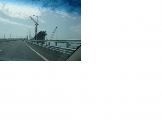 Крымский мост с окна моего авто