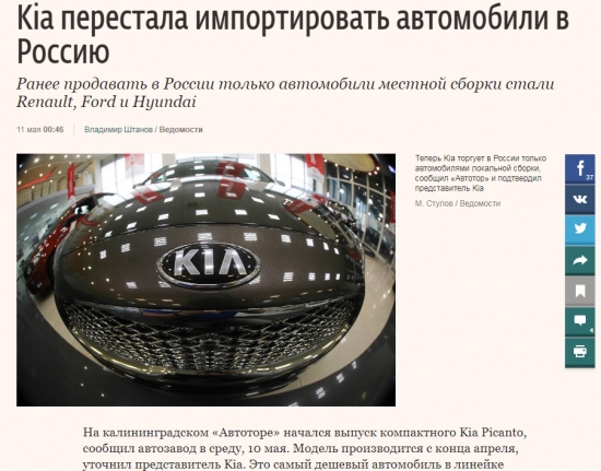 Автомобилестроение России. Производство и продажи