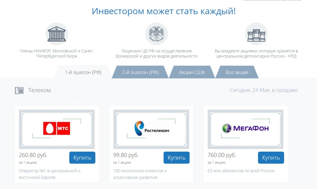 Интернет Магазины Акций В России
