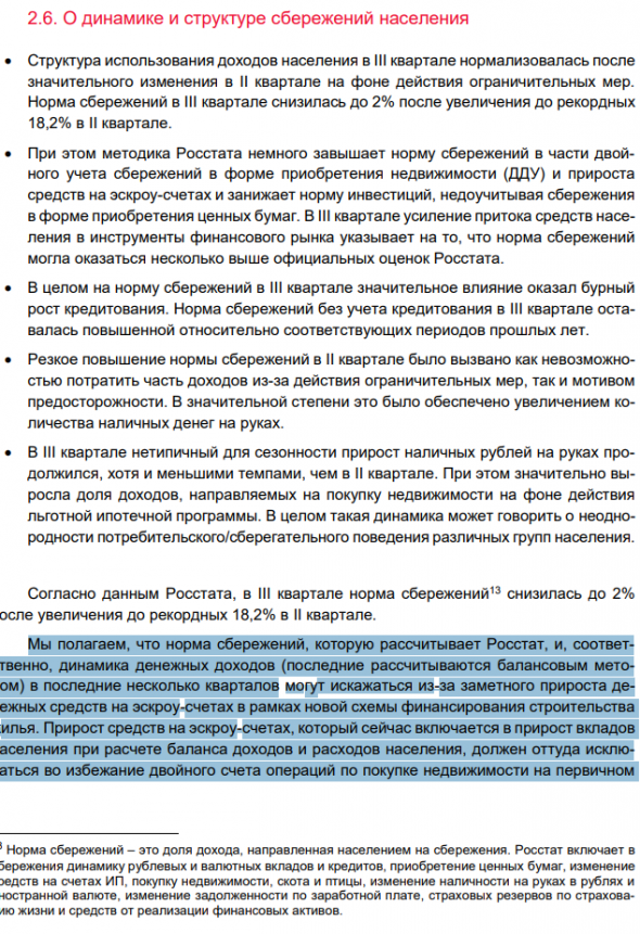 Взрывная динамика роста остатков Эскроу счетов