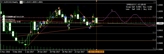 AUDCAD - закрыл шортЫ и взял лонг