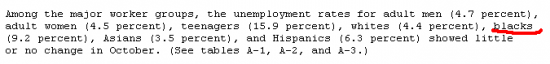 отчет о безработице в полит коректной америке
