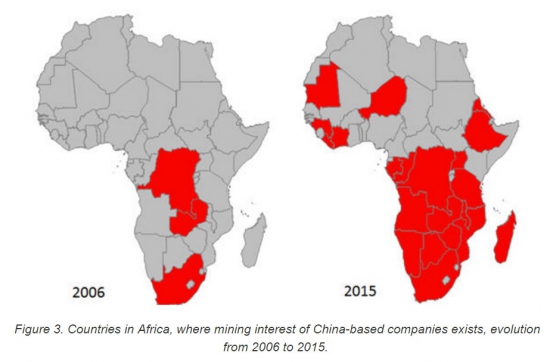 Темпы входа Китая в майнинг Африки