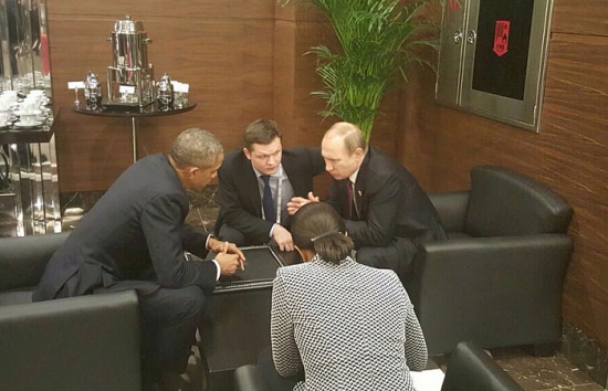 Путин и Обама поговорили один на один перед началом саммита «двадцатки»