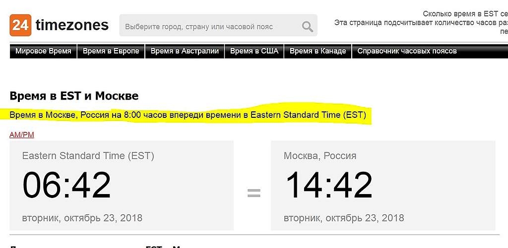 Est Utc-5