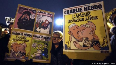 Карикатуры на теракты в Париже