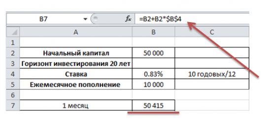 Инвестграм#2. Сложный процент. Полезная табличка.