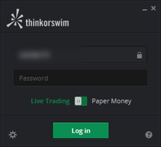 ThinkOrSwim. Простя регистрация Live аккаунта