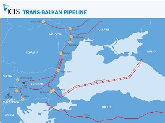 Газпром заплатит по $140 млн в год за пустой Трансбалканский газопровод - до 2030г