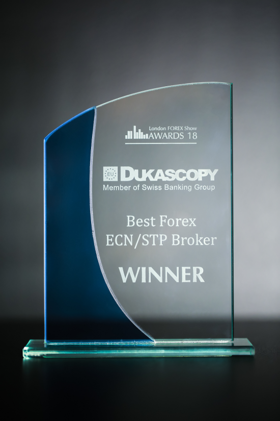 Dukascopy Bank, Dukascopy Europe, награда, лучший ECN брокер, Дукаскопи